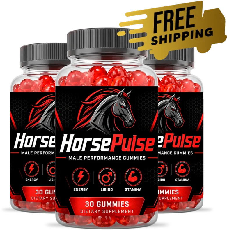 HorsePulse male vitality supplement three-bottle pack